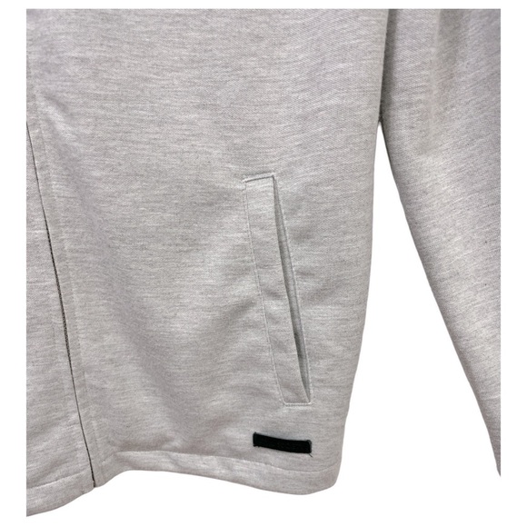 Civil Society Grey Cotton Knit Track Full Zip Jack size L - Picture 4 of 10